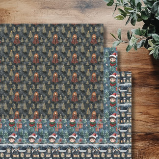 Magical Wizard School Wrapping Paper