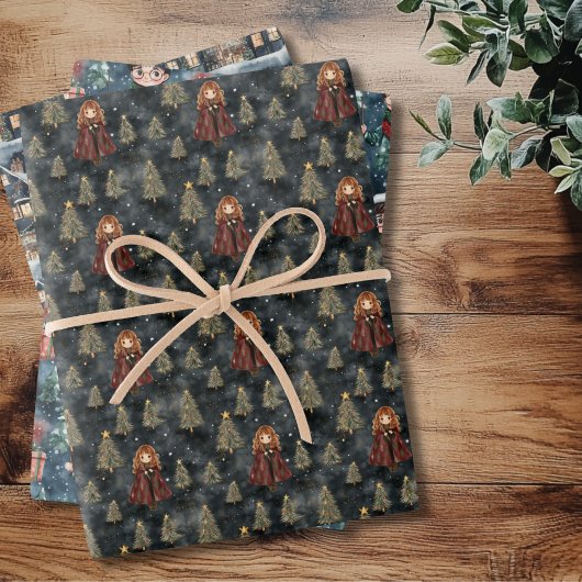 Magical Wizard School Wrapping Paper