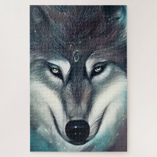 Magical Wolf Jigzaag Puzzle Legpuzzel (Verticaal)