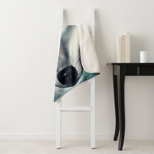 Magical Wolf Sherpa Blanket Sherpa Deken (In situ)