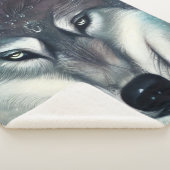 Magical Wolf Sherpa Blanket Sherpa Deken (3/4)
