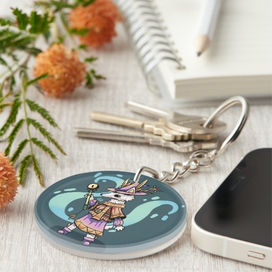 Magical wolf sleutelhanger (Voorkant Rechts)