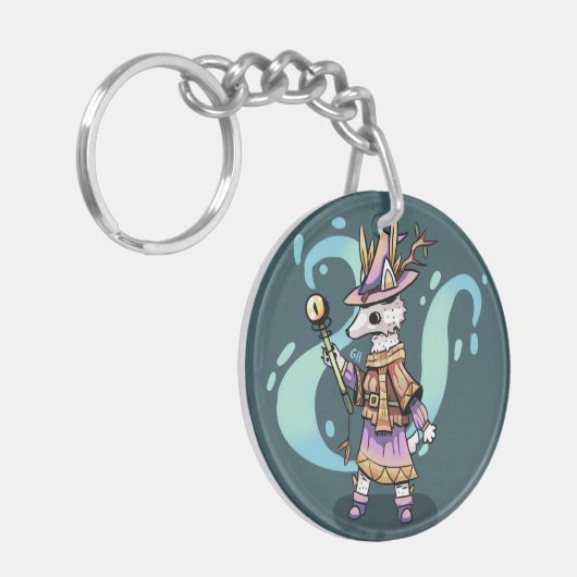 Magical wolf sleutelhanger (Voorkant Links)