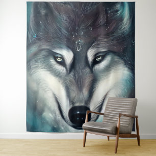 Magical Wolf Tapestry Wandkleed