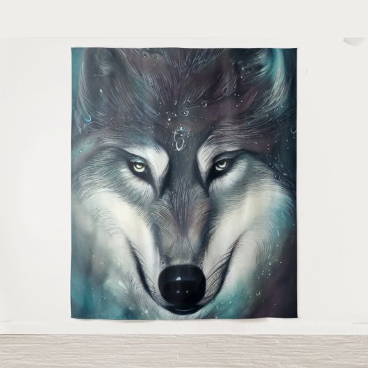 Magical Wolf Tapestry Wandkleed (Voorkant)