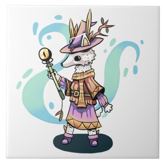 Magical wolf tegeltje (Voorkant)