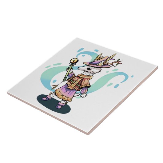 Magical wolf tegeltje (Zijkant)