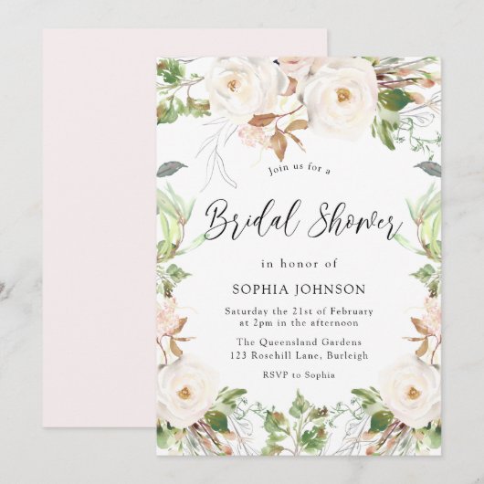 Magical Wonderland Greenery Spring Vrijgezellenfee Kaart (Voorkant / Achterkant)