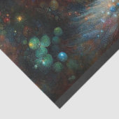 Magical Woodland Cat Fantasy Floral Decoupage Tissuepapier (Detail)