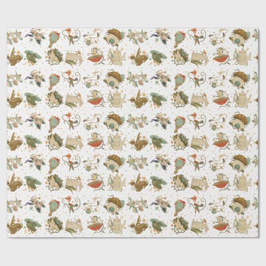 Magical Woodland Creating Wrapping Paper Roll Cadeaupapier (Vlak)