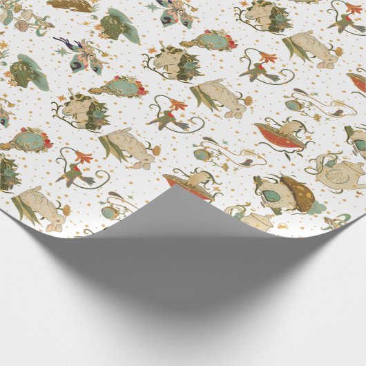 Magical Woodland Creating Wrapping Paper Roll Cadeaupapier (Hoek)