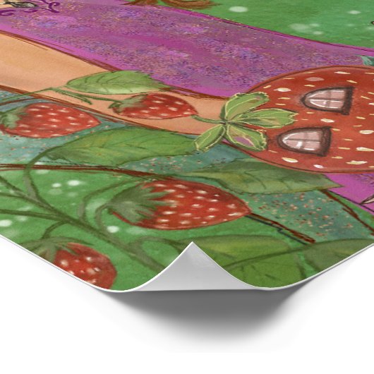 Magical Woodland Fairy 1st Birthday Welkom Poster (Hoek)