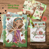 Magical Woodland Fairy Assorted Custom Inpakpapier Vel