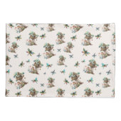 Magical Woodland Fairy Dragonfly Pattern Kussensloop (Achterkant)