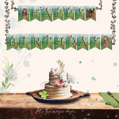 Magical Woodland Fairy Eerste Verjaardag Bunting F Vlaggetjes