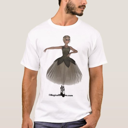 MagicalDreams.com naar de ballet T-shirt (Voorkant)