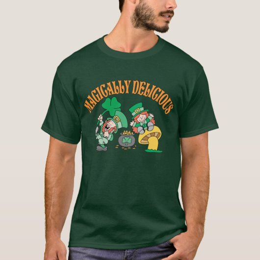 Magically Delicious Happy Leprechauns T-shirt (Voorkant)