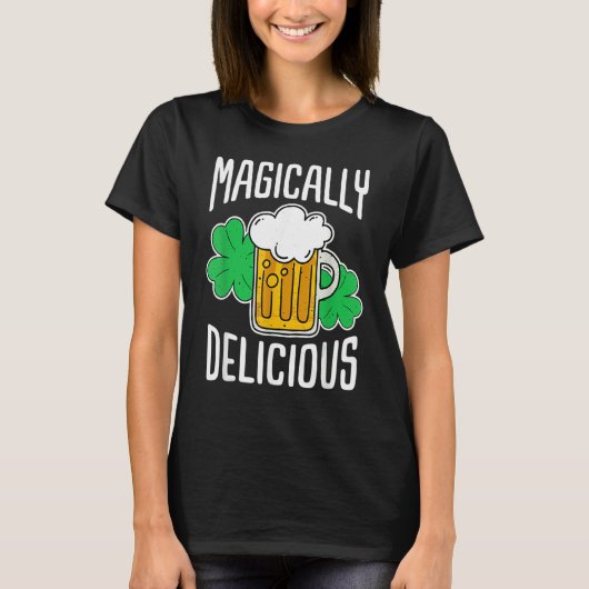 Magically Delicious St Patrick's Day T-shirt (Voorkant)