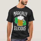 Magically Delicious St Patrick's Day T-shirt (Voorkant)