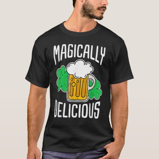 Magically Delicious St Patrick's Day T-shirt (Voorkant)