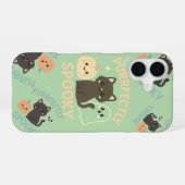 Magically Kind & Spookily Sweet – Cute Pastel Hall iPhone 16 Hoesje (Achterkant horizontaal)