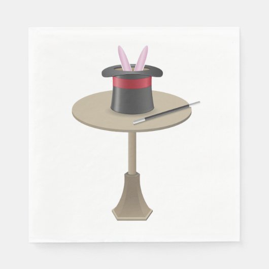 Magicans konijn in een Pet Servet (Voorkant)