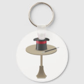 Magicans konijn in een Pet Sleutelhanger (Voorkant)