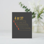 Magici voor optische illusie briefkaart (Staand voorkant)