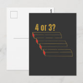 Magici voor optische illusie briefkaart (Voorkant / Achterkant)