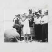 Magicia Harry Houdini Overboard Box Escape 1912 Briefkaart (Voorkant)