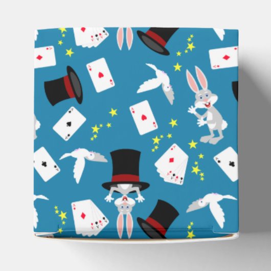 Magician Boy Show Verjaardagsfeestje Bedankdoosjes (Bovenkant)