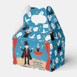 Magician Boy Show Verjaardagsfeestje Bedankdoosjes