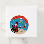 Magician Boy Show Verjaardagsfeestje Bedankjes Labels (In situ)