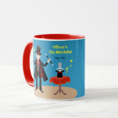 Magician Boy Show Verjaardagsfeestje Mok (Voorkant links)