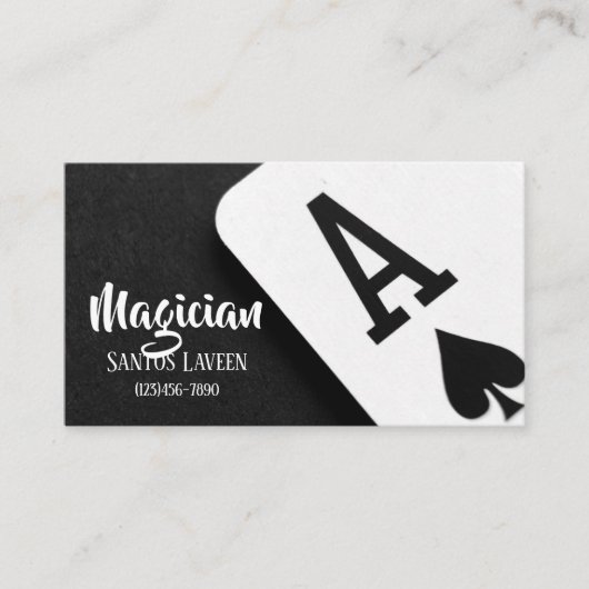 Magician Business Card Visitekaartje (Voorkant)