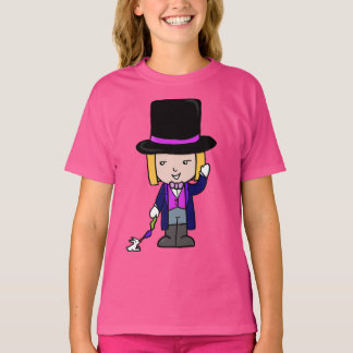 Magician Cartoon Character Design T-shirt