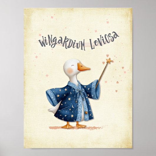 Magician Duck Printable Poster (Voorkant)
