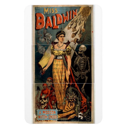 Magician Kat Baldwin Magnet Magneet (Verticaal)