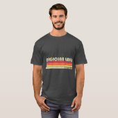 MAGICIAN LAKE MICHIGAN Funny Vist Camping T-shirt (Voorkant volledig)