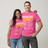Magician Magic Hourly Rate Magical Card Tricks Ill T-shirt (Unisex)