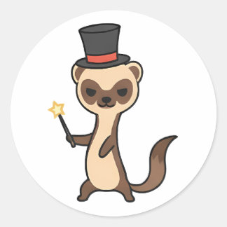 Magician Meerkat Ronde Sticker