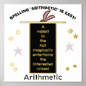 Magician Pet Spelling rekenkundige gouden sterren Folie Afdrukken (Voorkant)