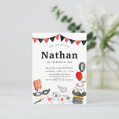 Magician Rabbit Deck Kaart Wand Magic Show Verjaar (Staand voorkant)