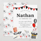 Magician Rabbit Deck Kaart Wand Magic Show Verjaar (Voorkant / Achterkant)