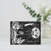 Magician Tarot Card |Cute Cat Design Feestdagenkaart (Staand voorkant)