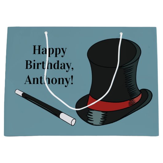 Magicians Pet en Magic Wand Persoonlijk Groot Cadeauzakje (Voorkant)