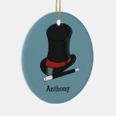 Magicians Pet en Magic Wand Persoonlijk Keramisch Ornament (Rechts)