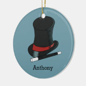 Magicians Pet en Magic Wand Persoonlijk Keramisch Ornament (Links)