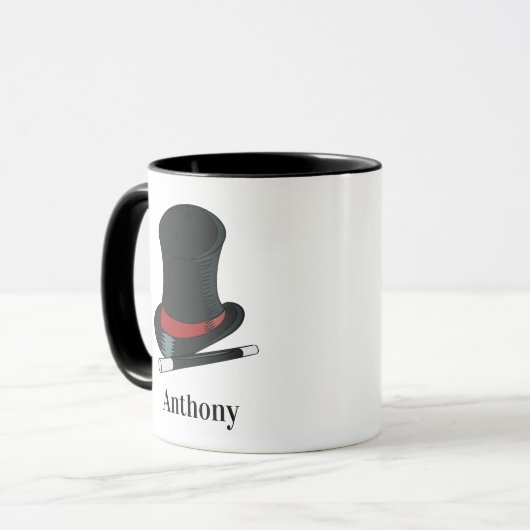 Magicians Pet en Magic Wand Persoonlijk Mok (Voorkant links)