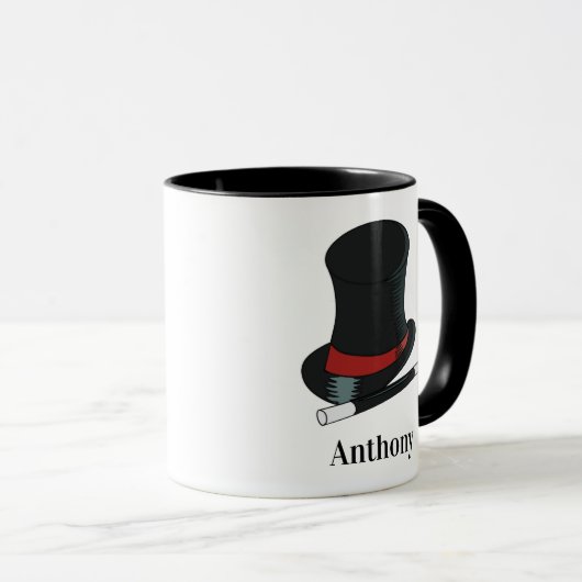 Magicians Pet en Magic Wand Persoonlijk Mok (Voorkant rechts)